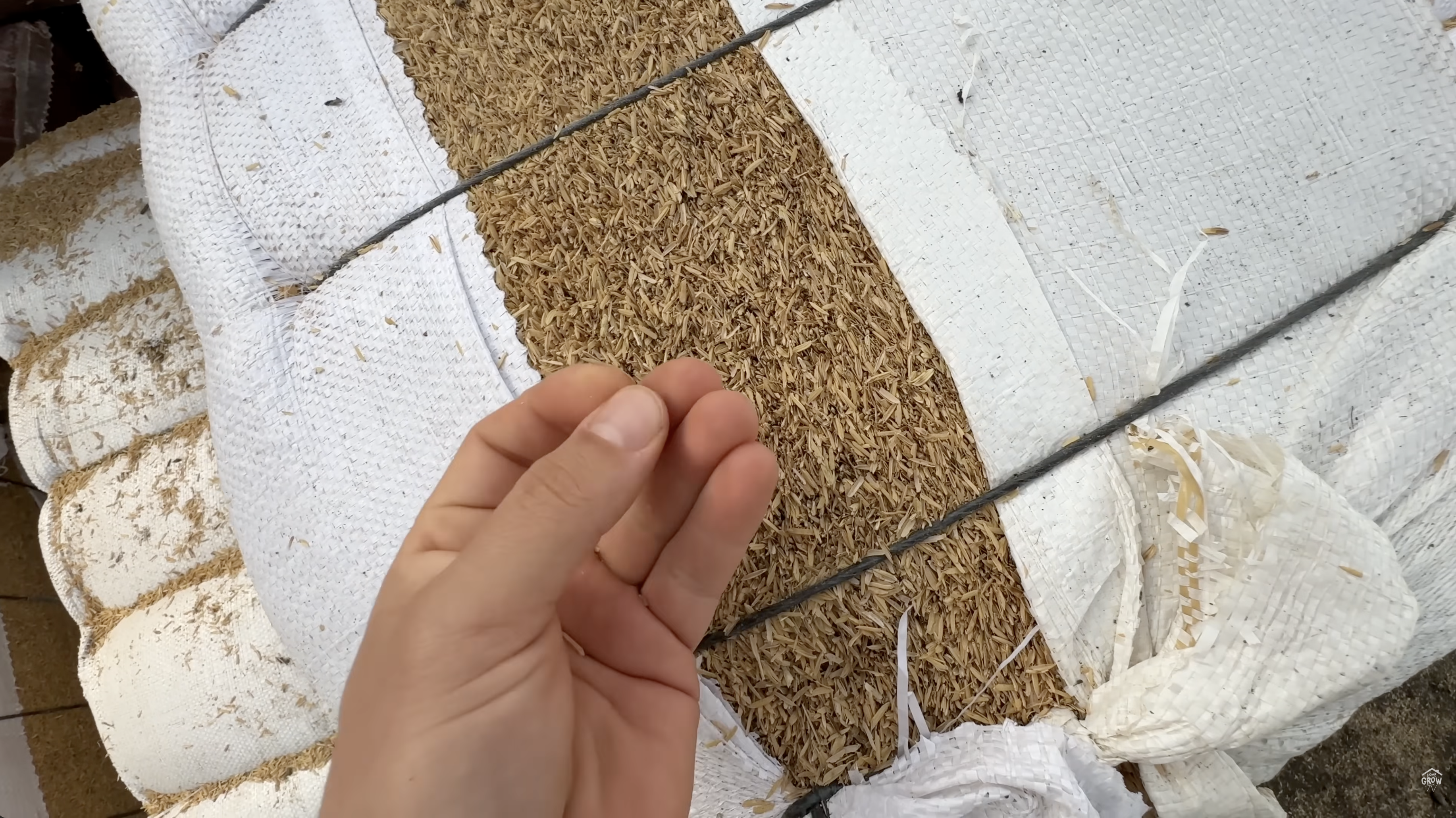 Rice hulls used as perlite alternative for coco coir aeration