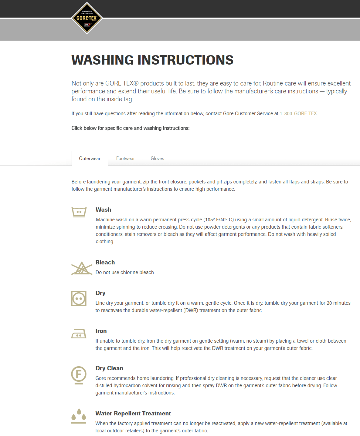 Care Instructions