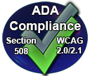 ADA Compliance overlapping spheres of WCAG and Section 508 image