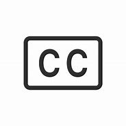 Image result for closed captioning icon