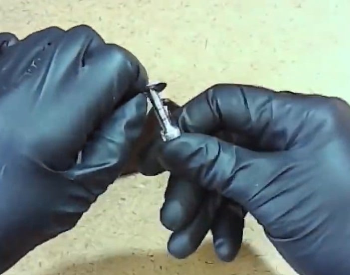 M6 bolt through metal washer