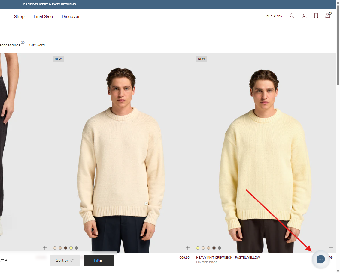 You can find the chat widget on the lower right of your screen on any pages