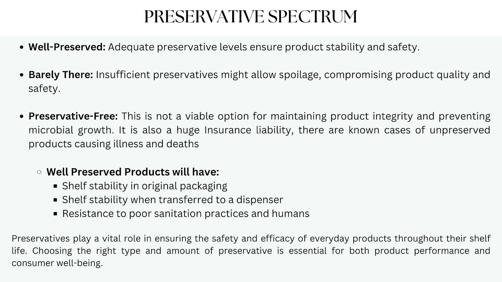 A close-up of a preservative spectrum

Description automatically generated