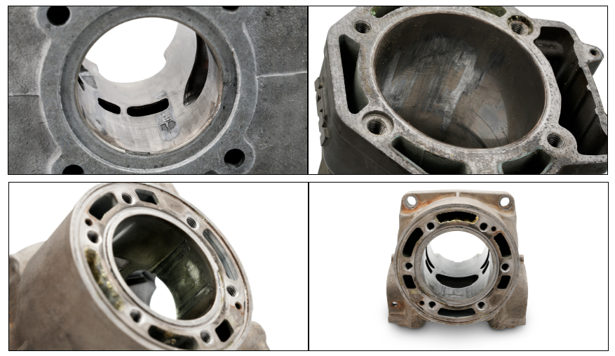 Reparación de cilindro de aluminio para moto