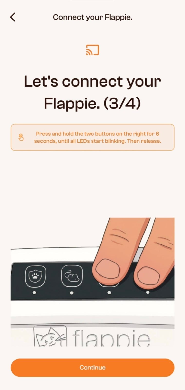 Pairing-Modus an Flappie aktivieren