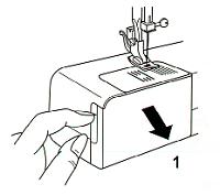 Raising the presser foot