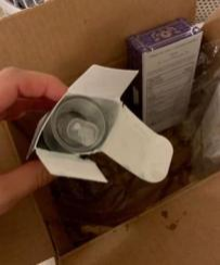 product package damaged, liquid leaked