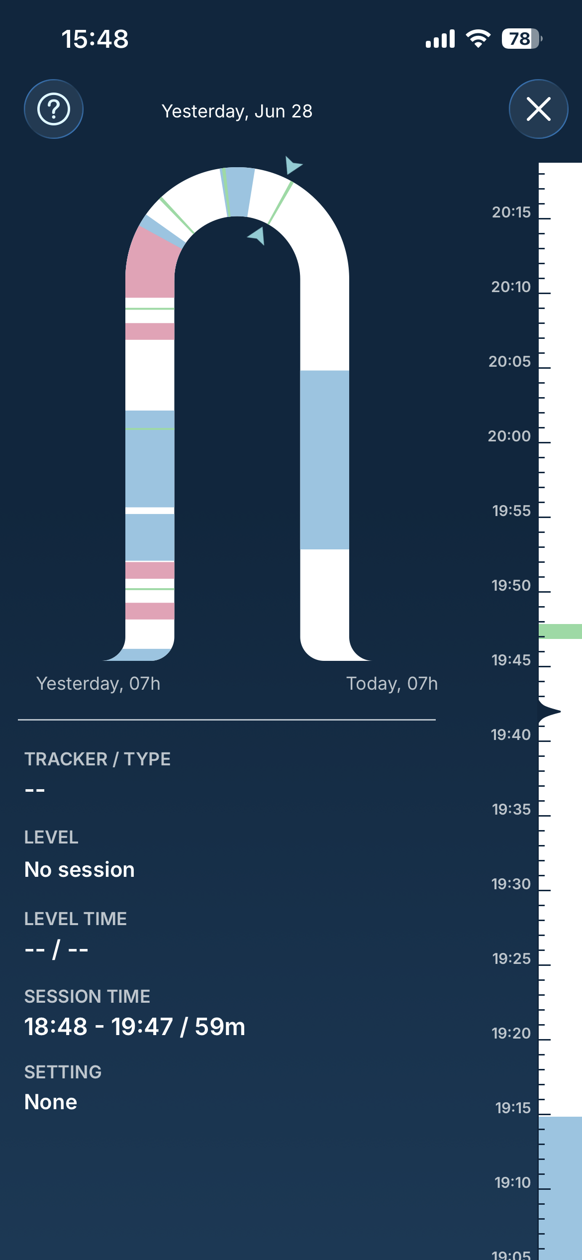 How can I see more details on my Sleep Log? Empty Sleep Log Zoom.PNG