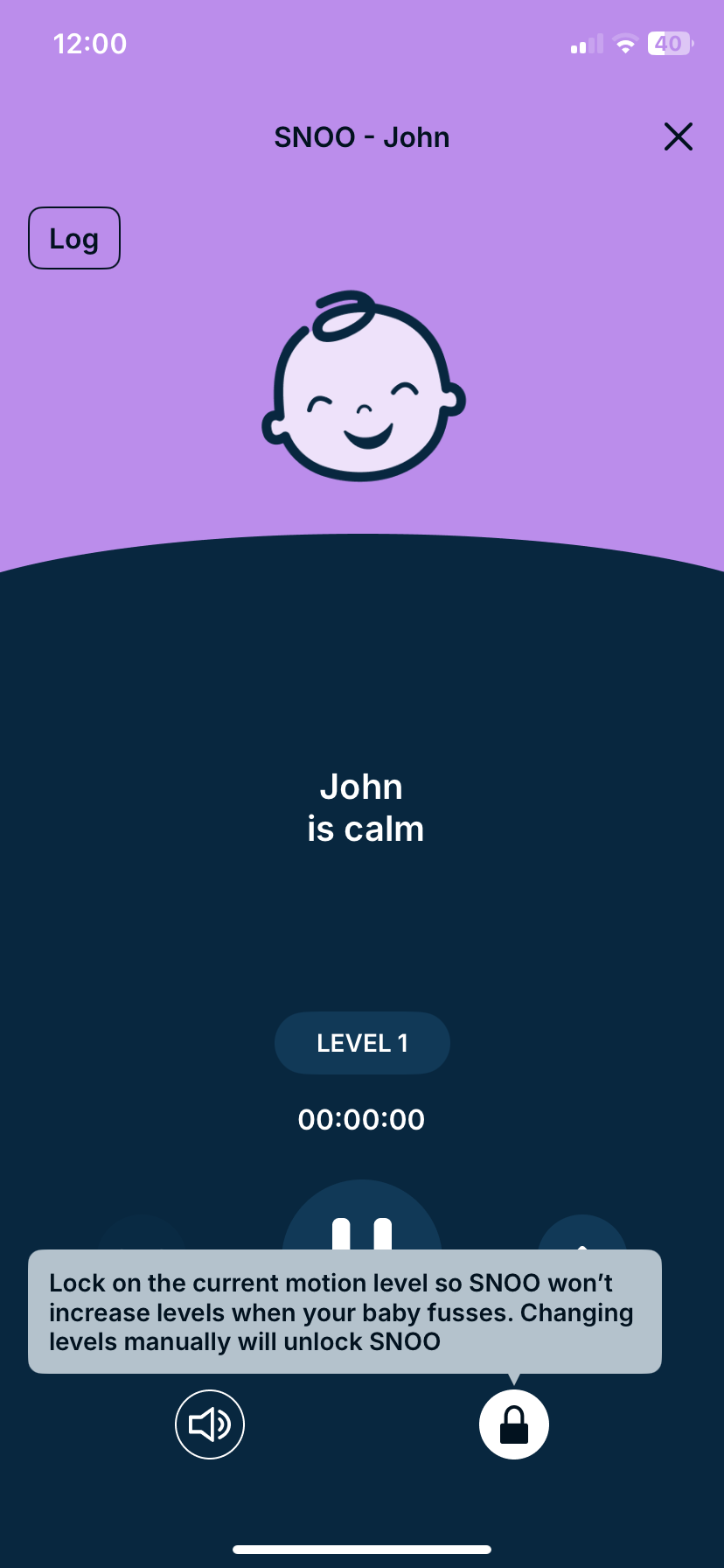 How can I lock SNOO on a specific level? .PNG