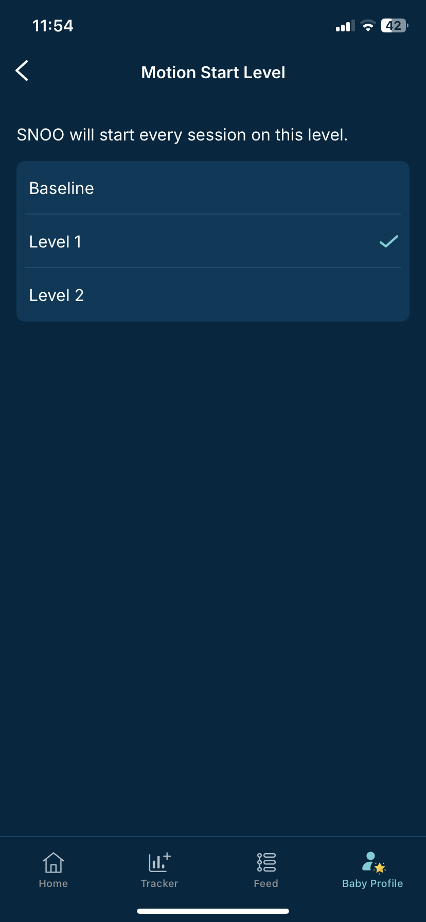 How do I use the Motion Start Level feature? Motion Start Level.PNG