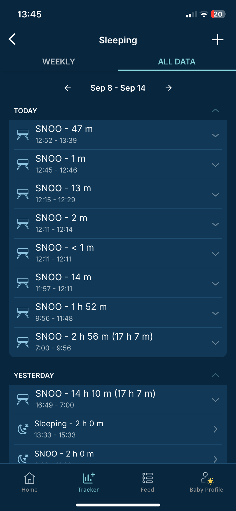 How do I edit a sleep session?  Sleep All Data.PNG