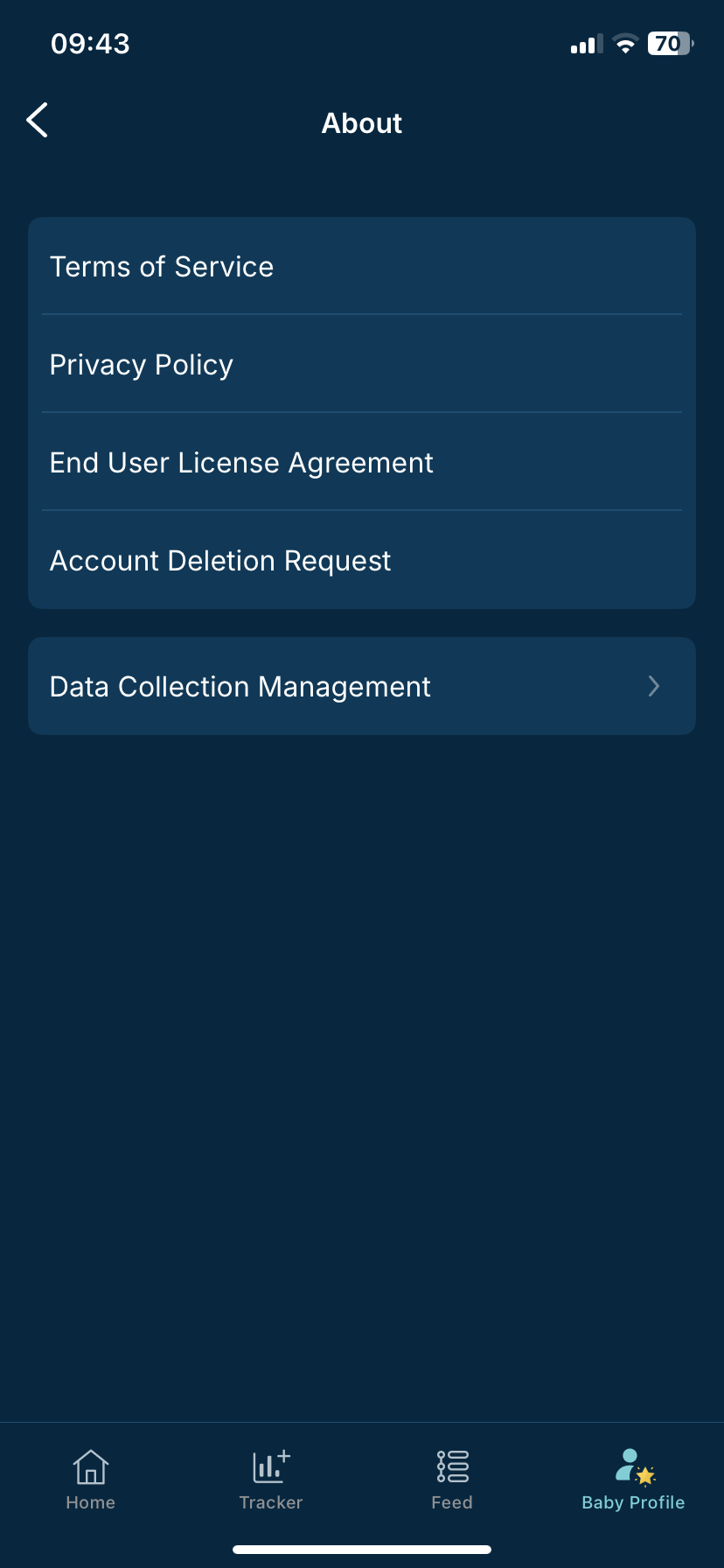 How do I change my Data Collection Preference in the Happiest Baby App? 2nd .PNG