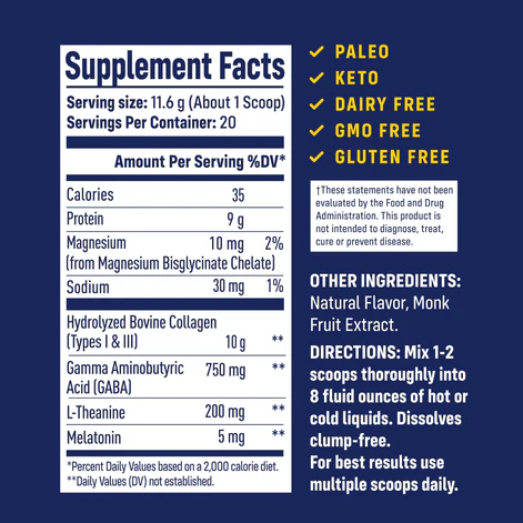 Product Supplement Facts