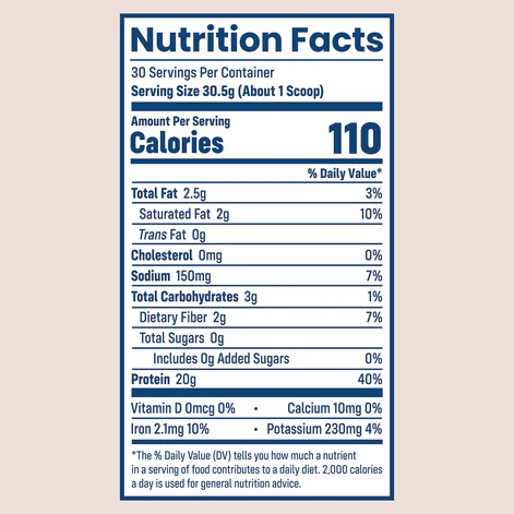 Product Supplement Facts
