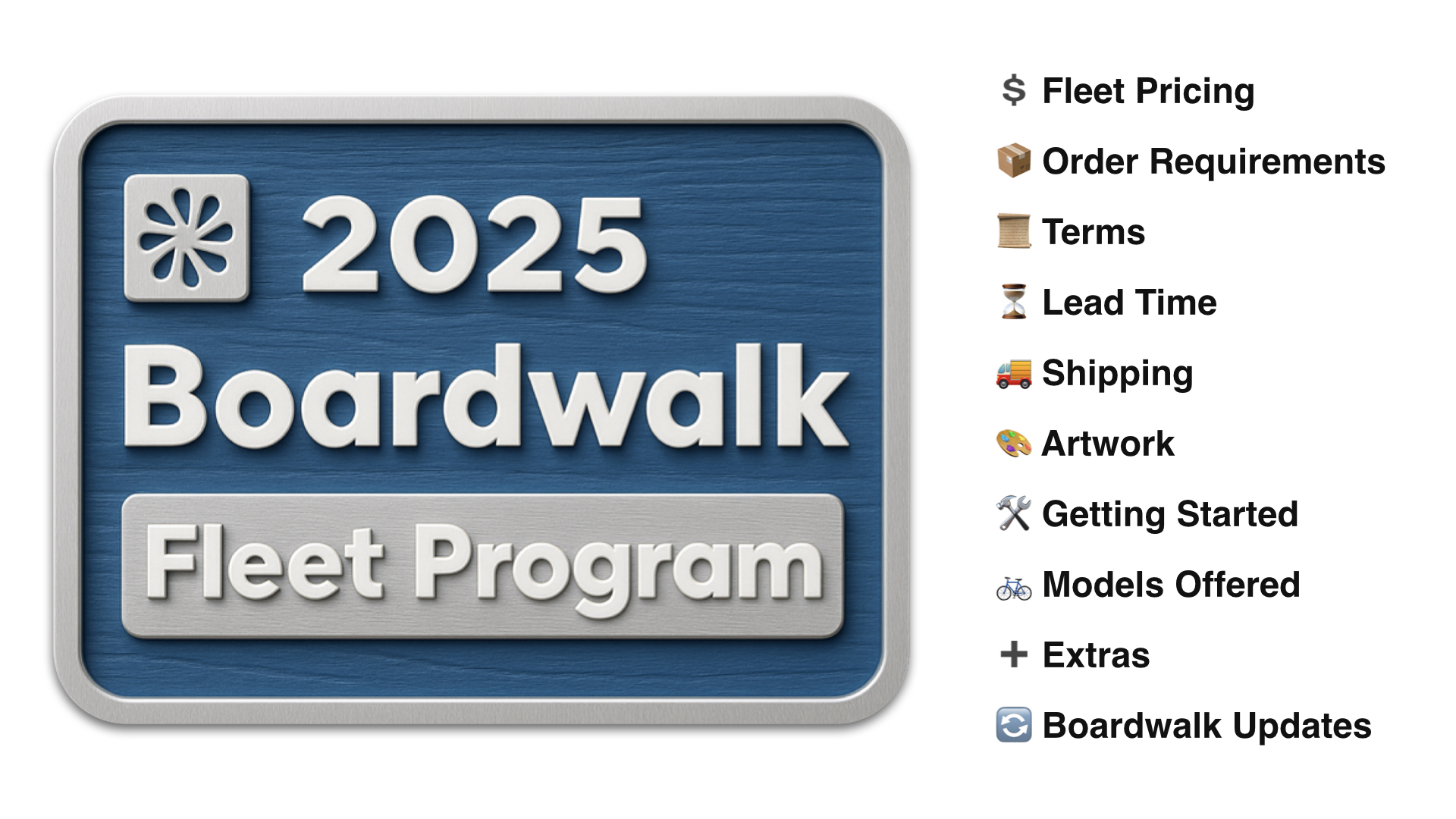 Sun Boardwalk Fleet Program