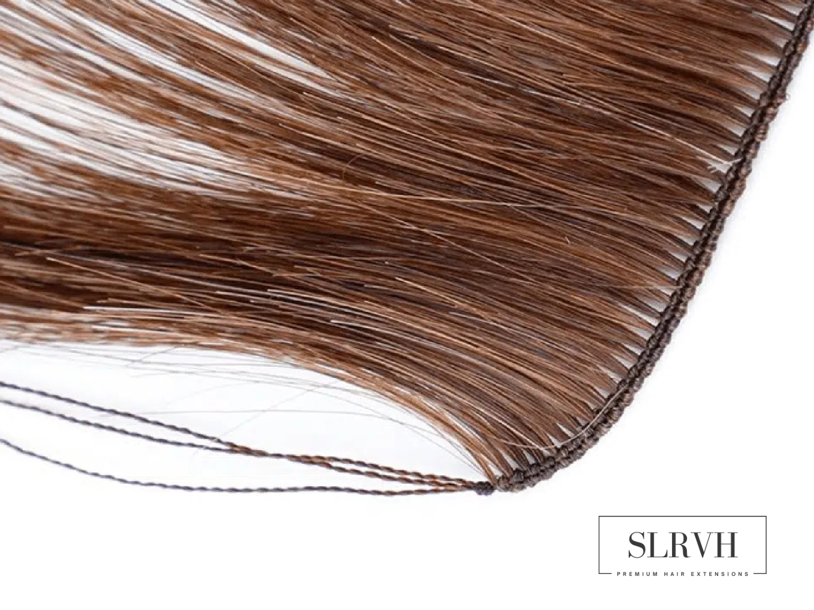 Illustration of what is hand tied wefts 