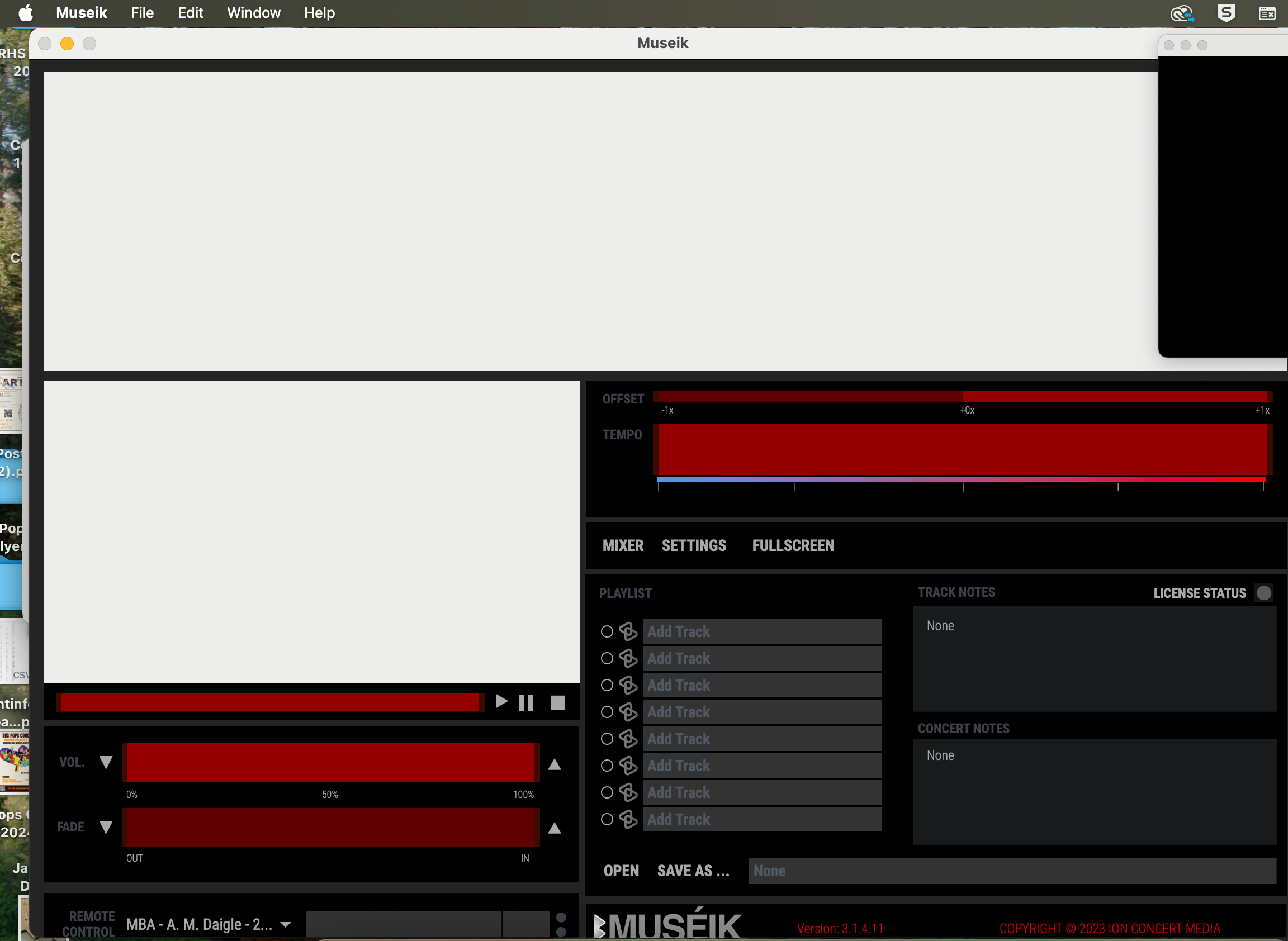 Museik incomplete load