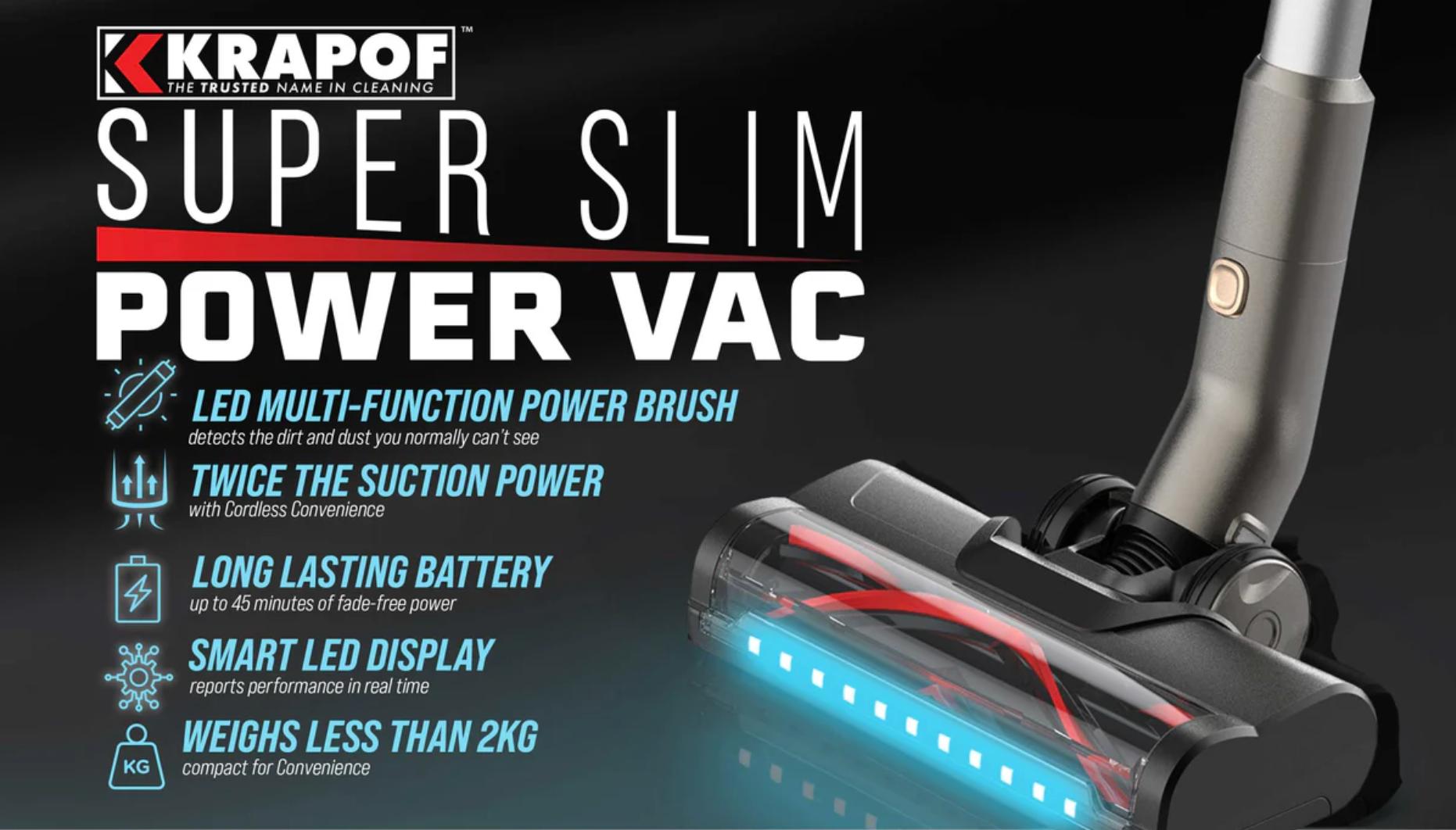 KRAPOF® Slim Power Vac