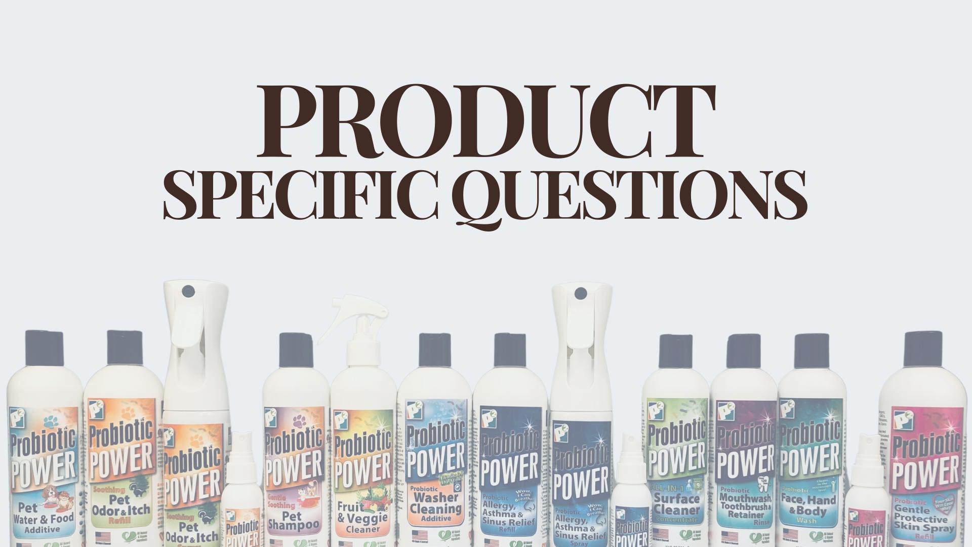 Product Specific Questions