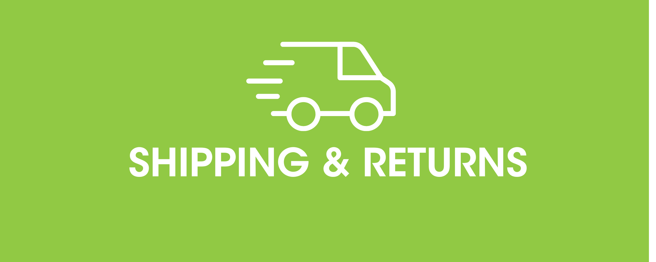 Shipping & Returns