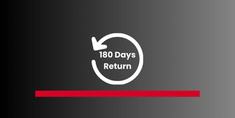 180 Days return guarantee