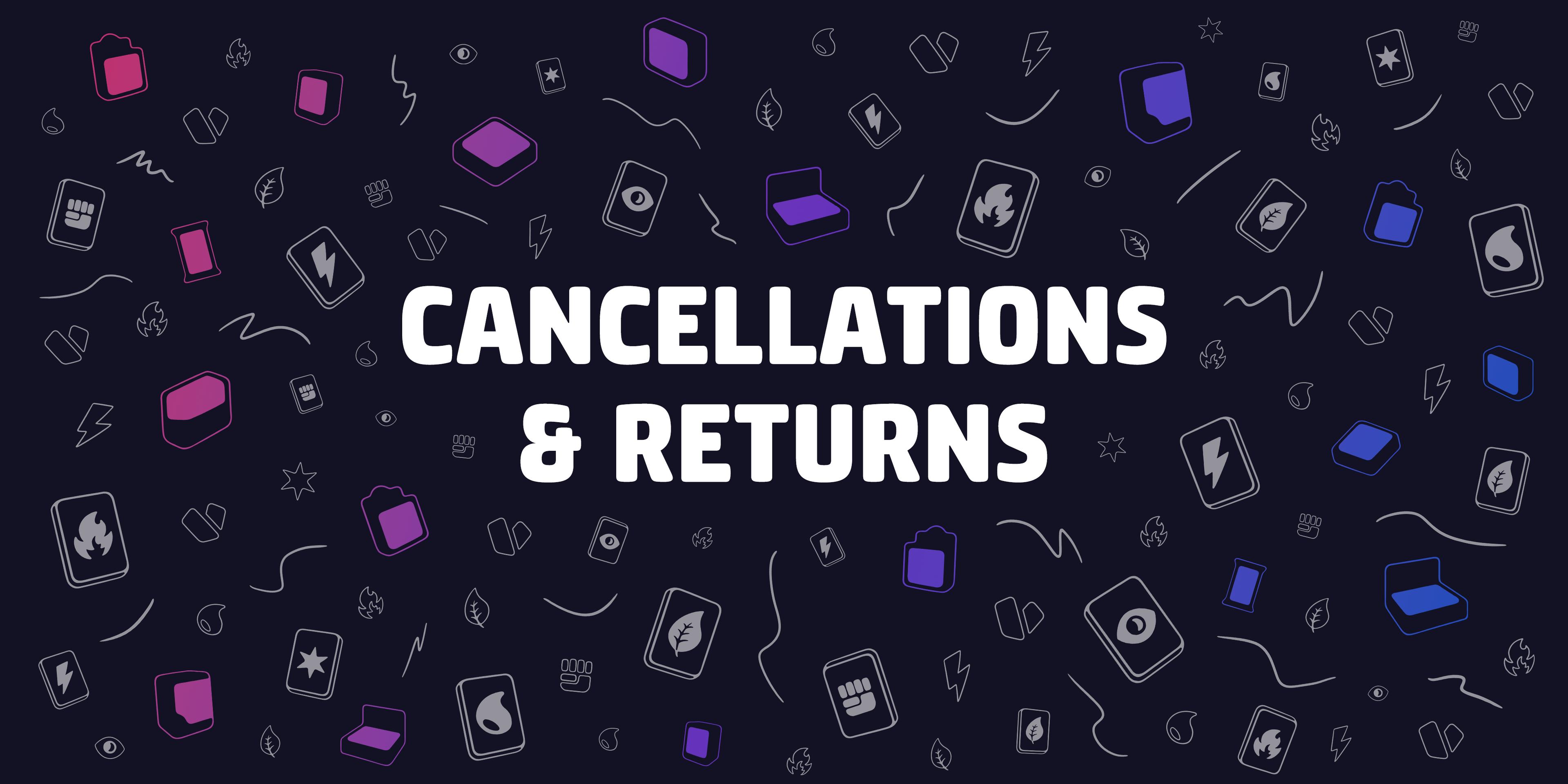Cancellations, Returns & Refunds