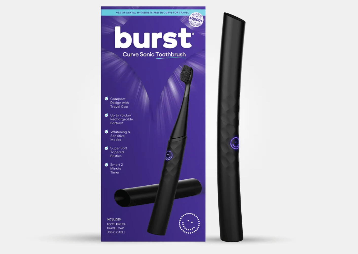 About the Burst Curve Toothbrush