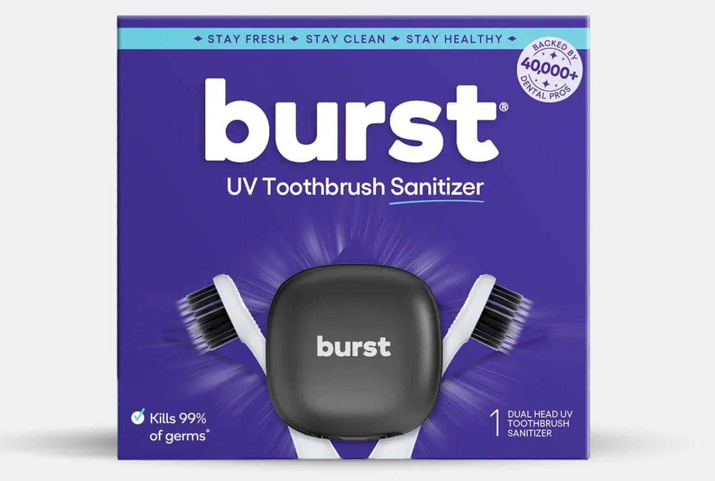 About the Burst UV Toothbrush Sanitizer