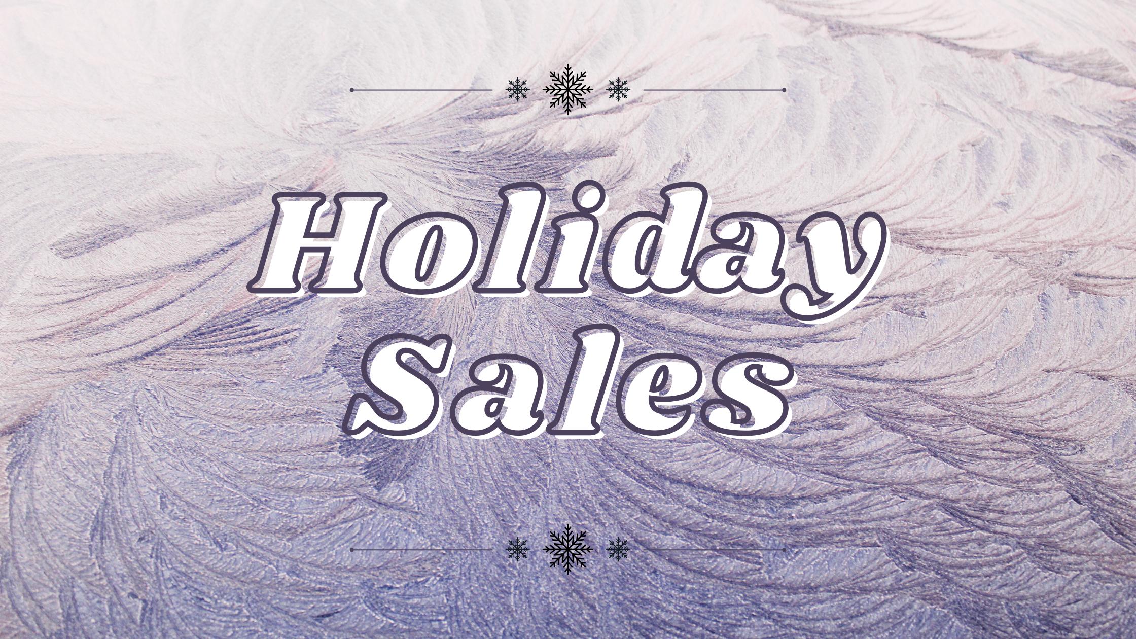 CON.STRUCT Holiday Sales