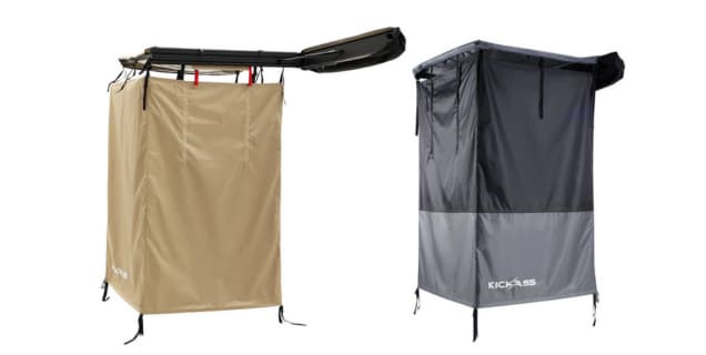 Premium Shower Awning with Swing Arm