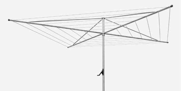 Fixed Rotary Clotheslines