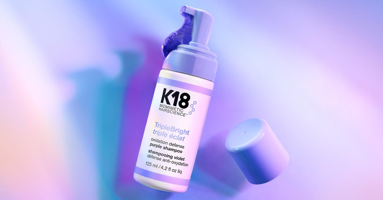 TripleBright oxidation defense purple shampoo