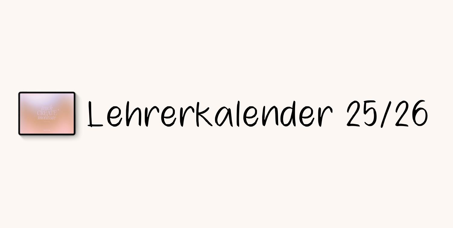 Lehrerkalender 25/26