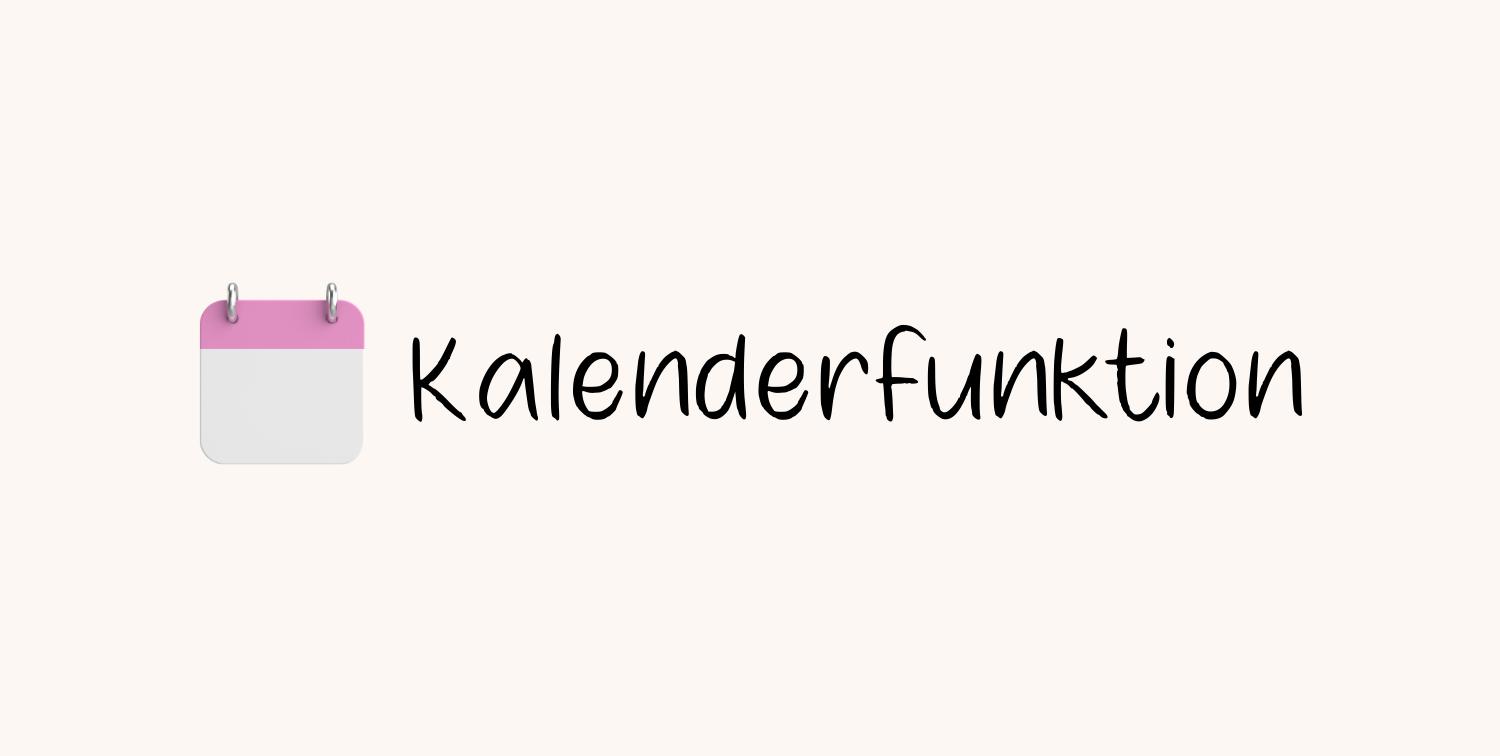 Kalenderfunktion