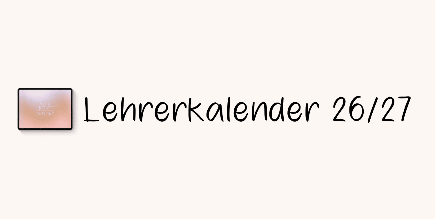 Lehrerkalender 26/27