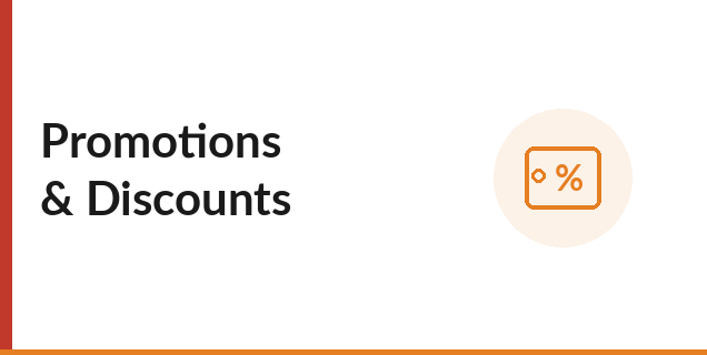 Promotions & Discounts