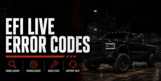 EFI LIVE ERROR CODES