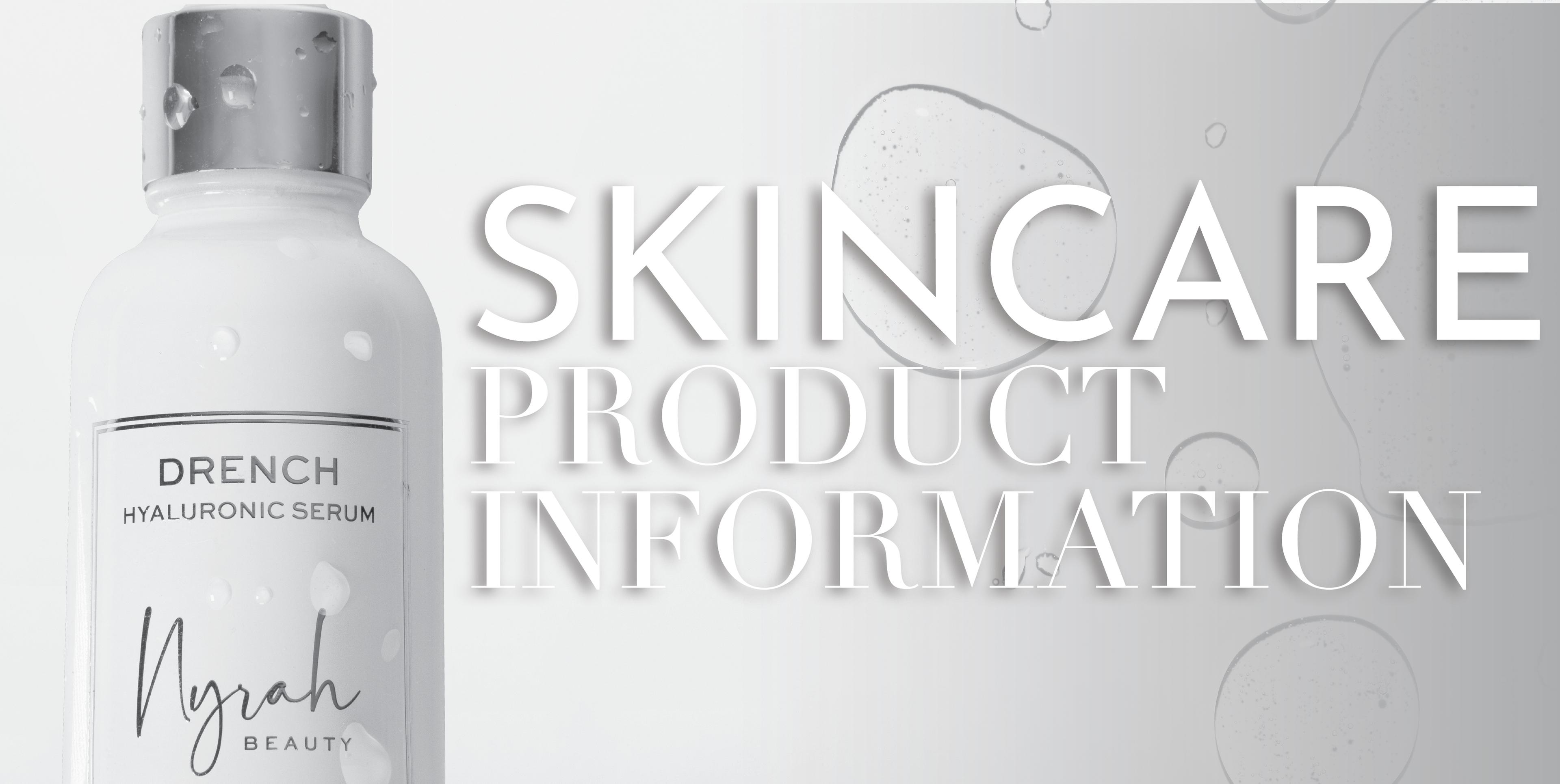 Skincare Product Information