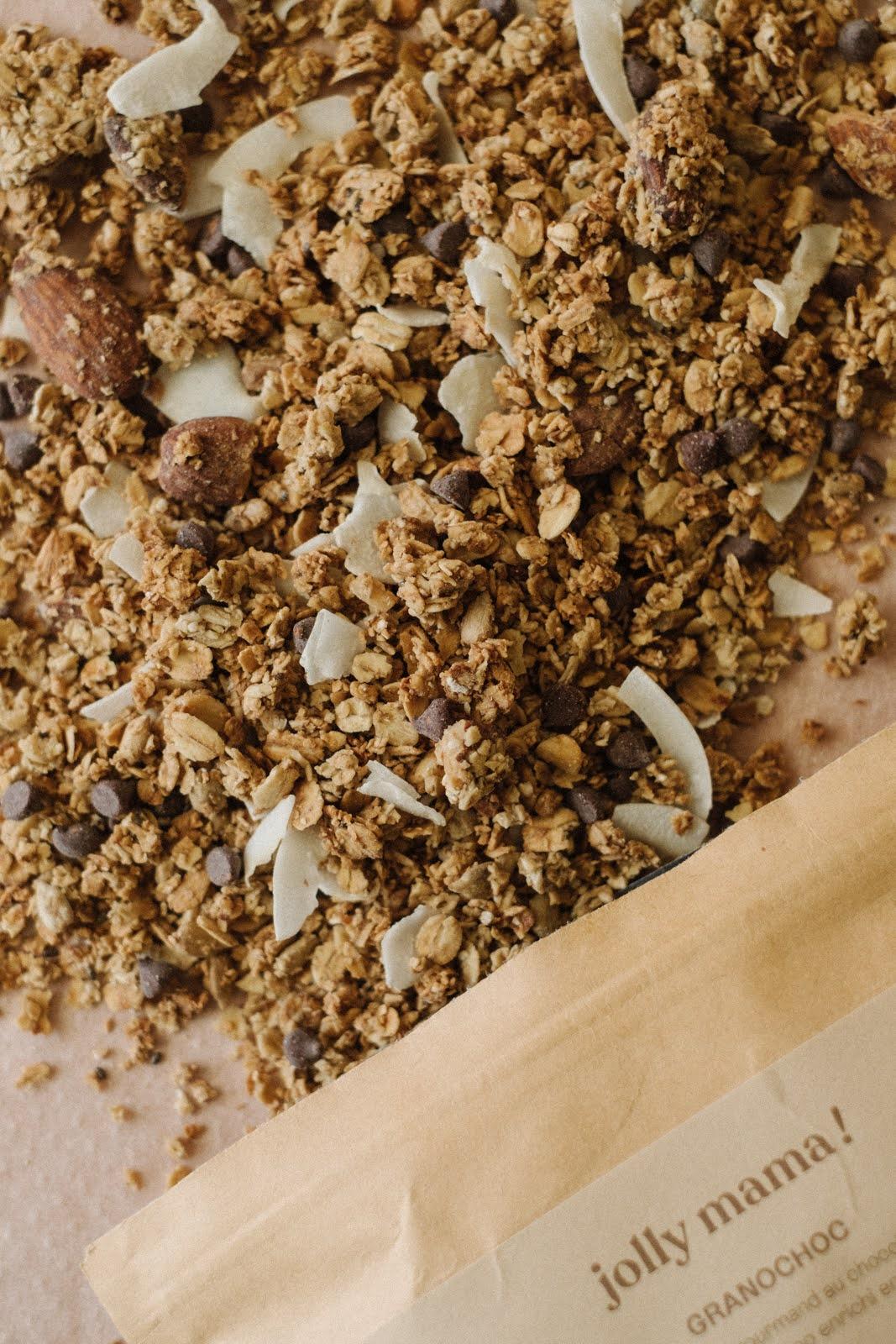 Granolas, porridges et pain