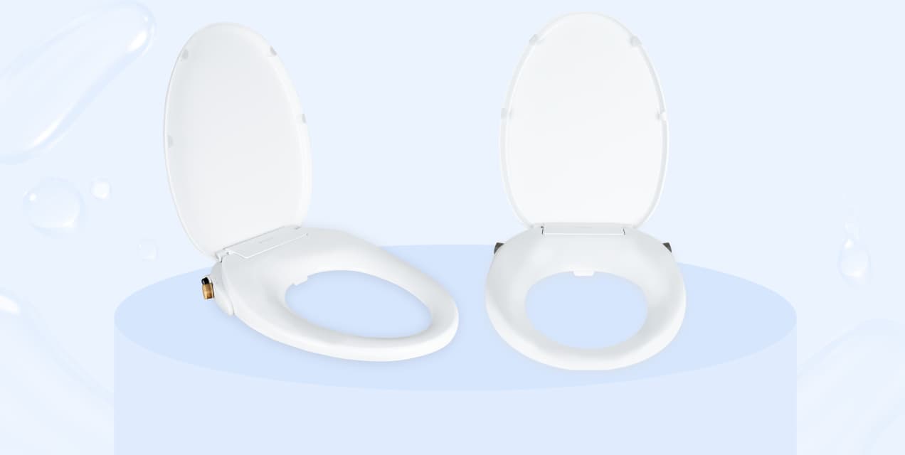 Non-Electric Bidet Seats: Oasis and Wave