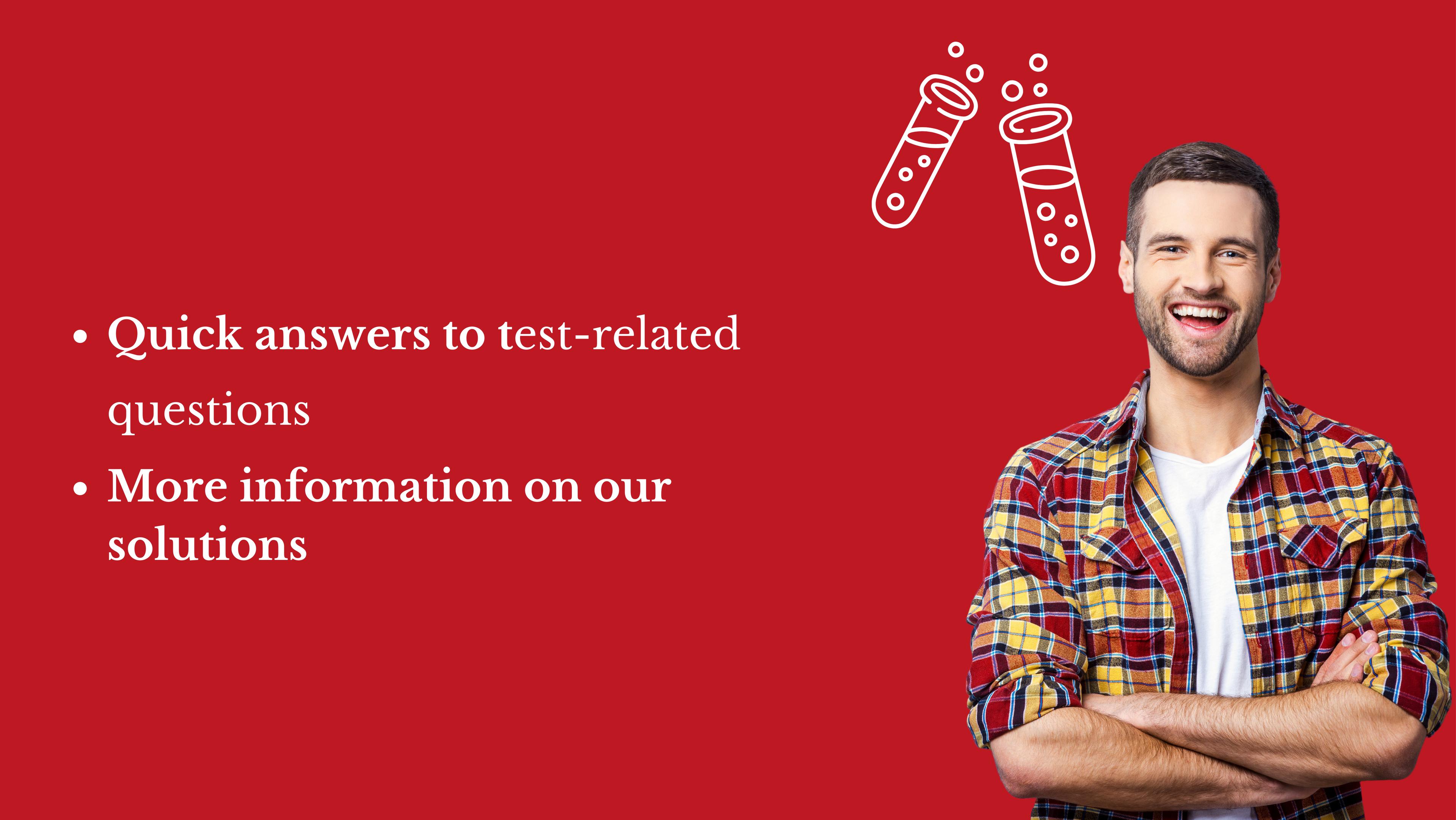 About our diagnostic tests
