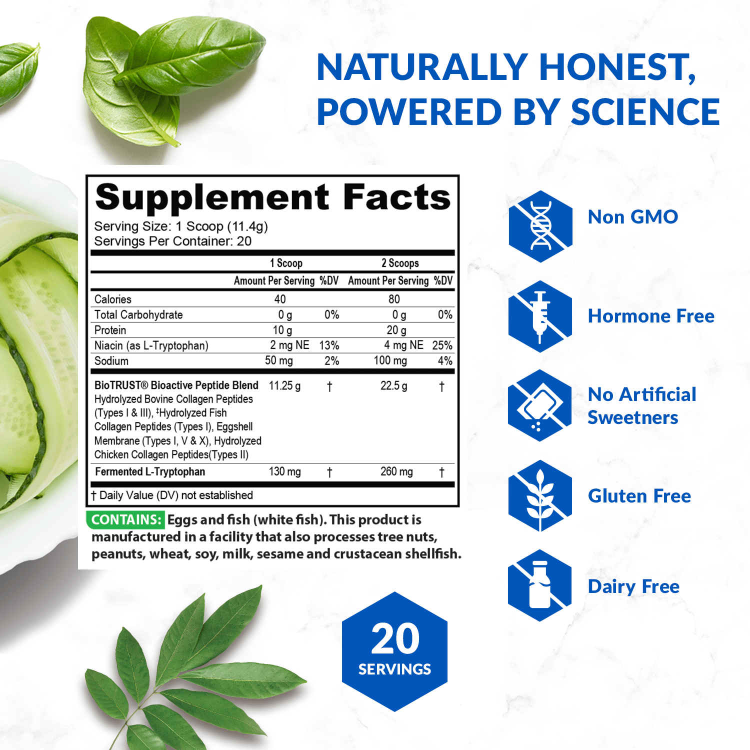 Ingredientes Ageless Multi-Collagen