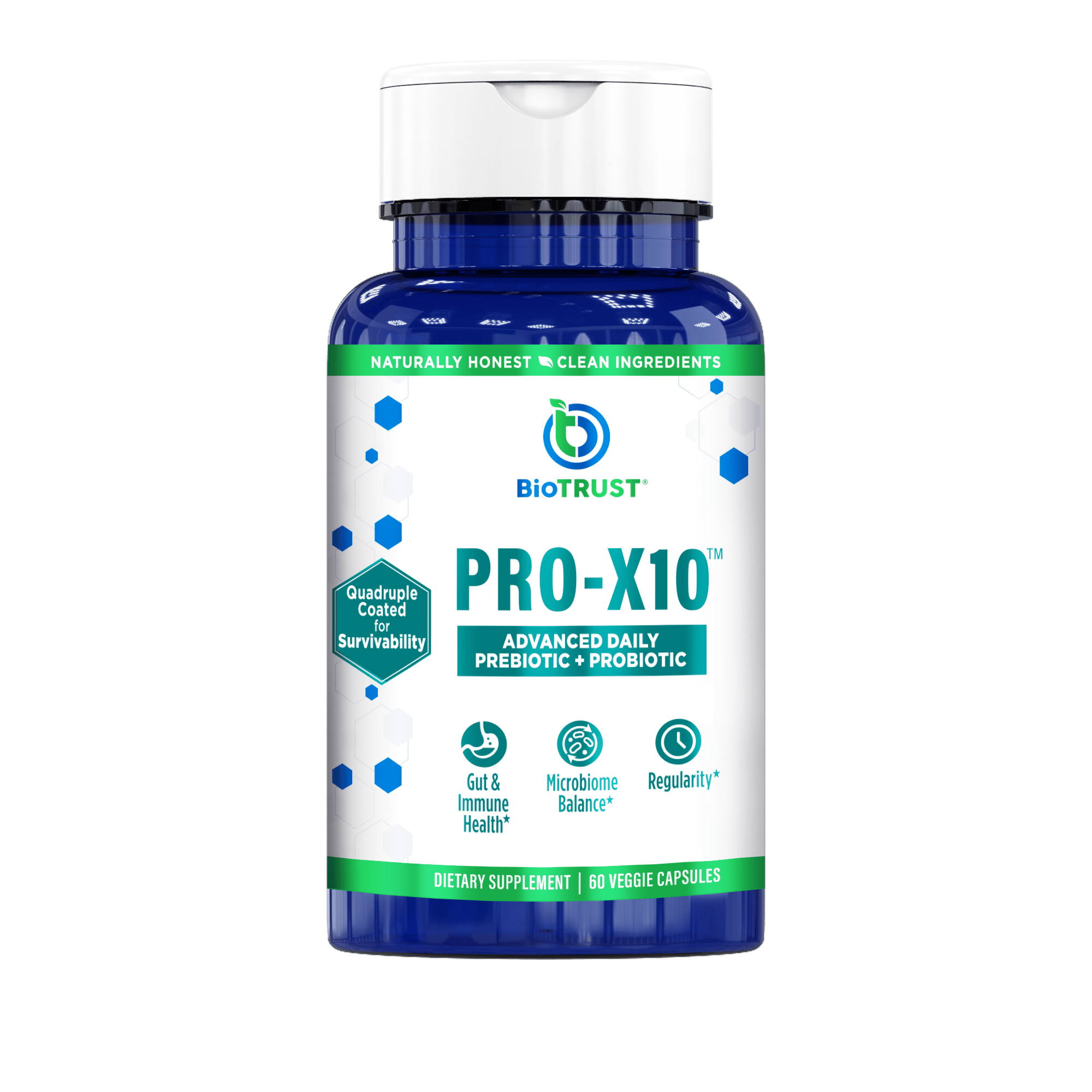 Pro-X10™ — Advanced Probiotic Supplement with Prebiotics