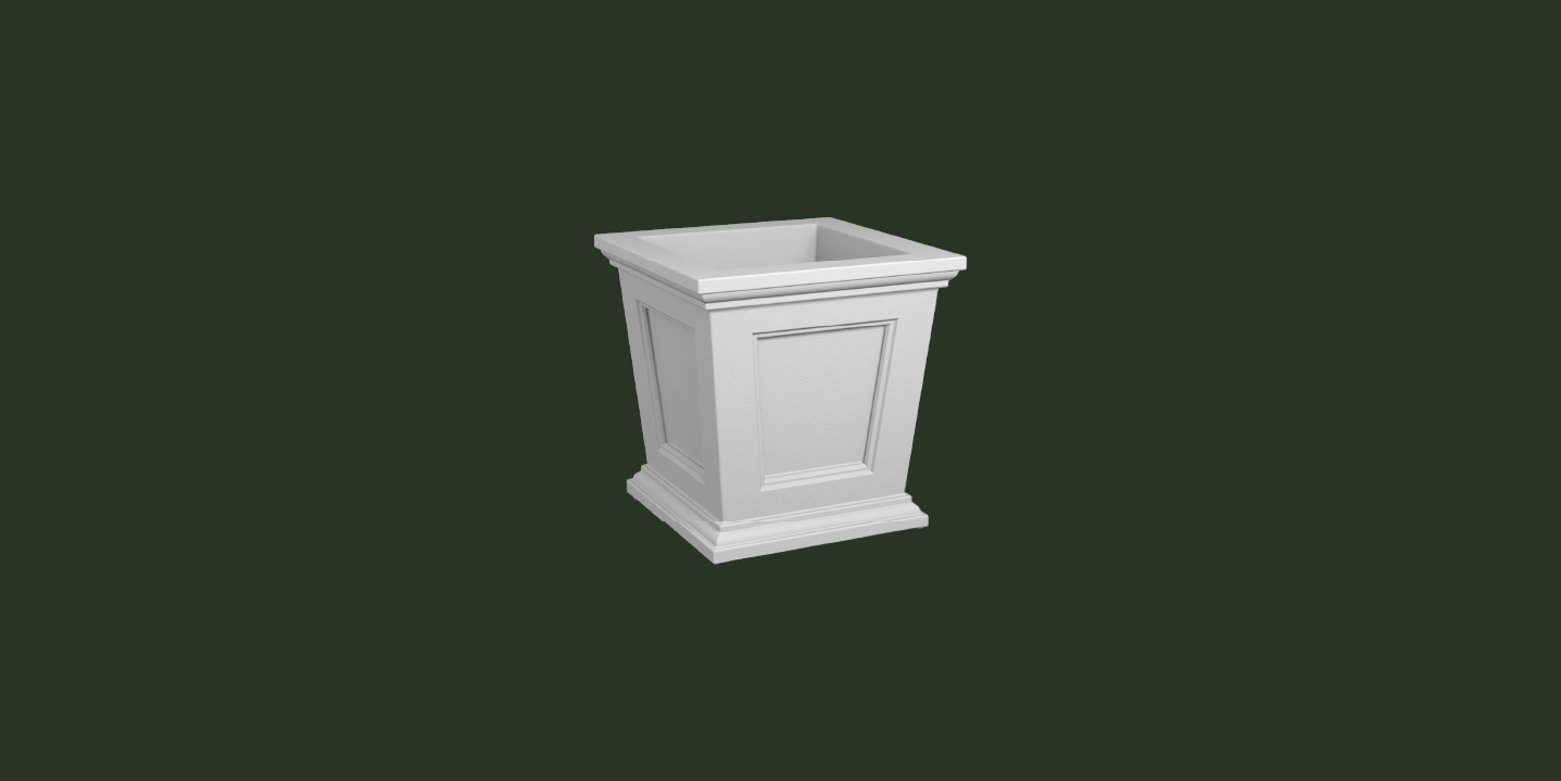 Fairfield 16in Square Planter