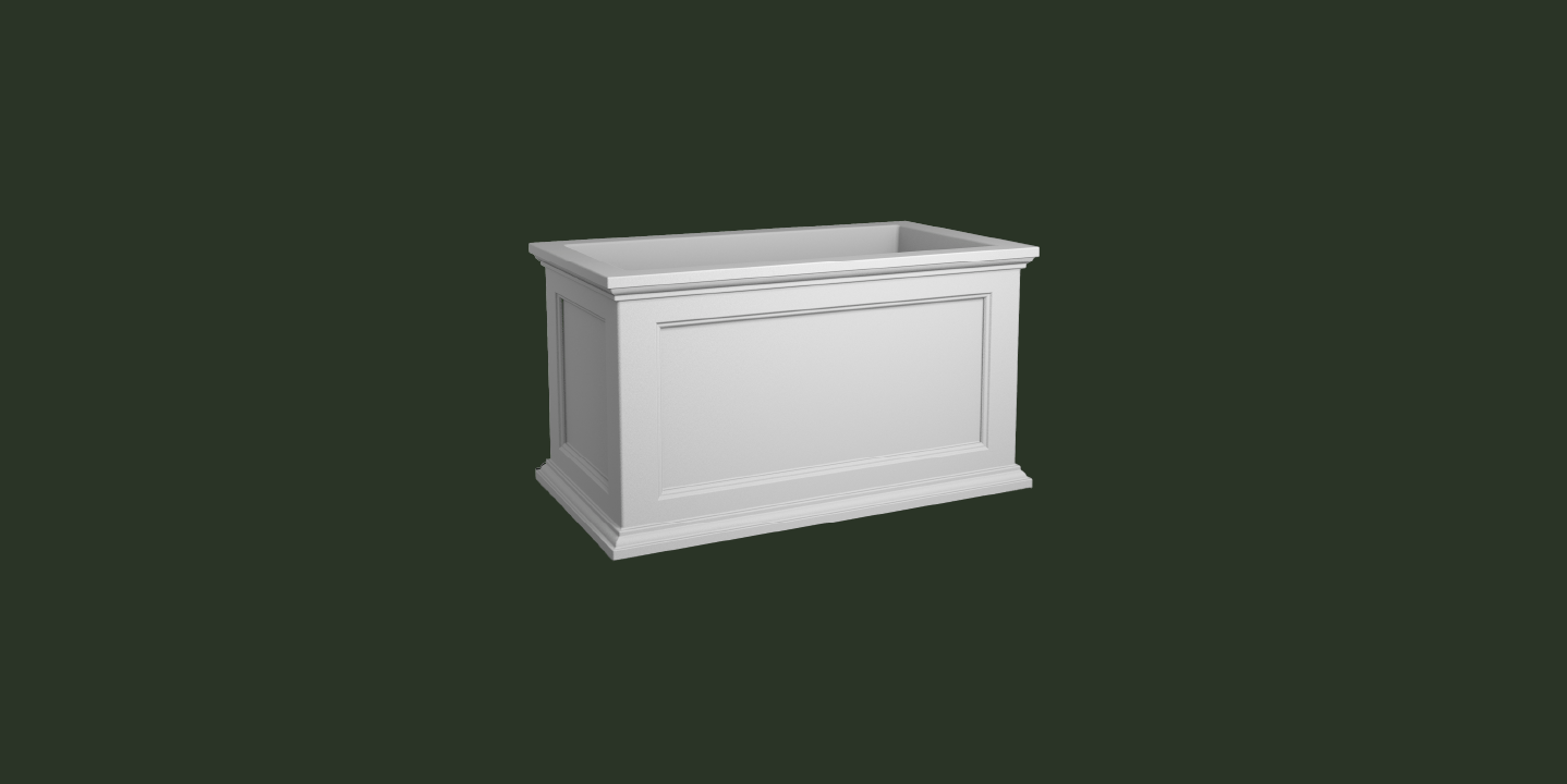 Fairfield 20x36 Trough Planter
