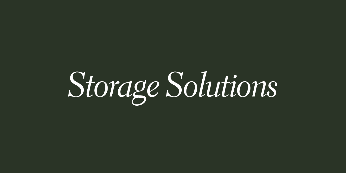 Storage Solutions