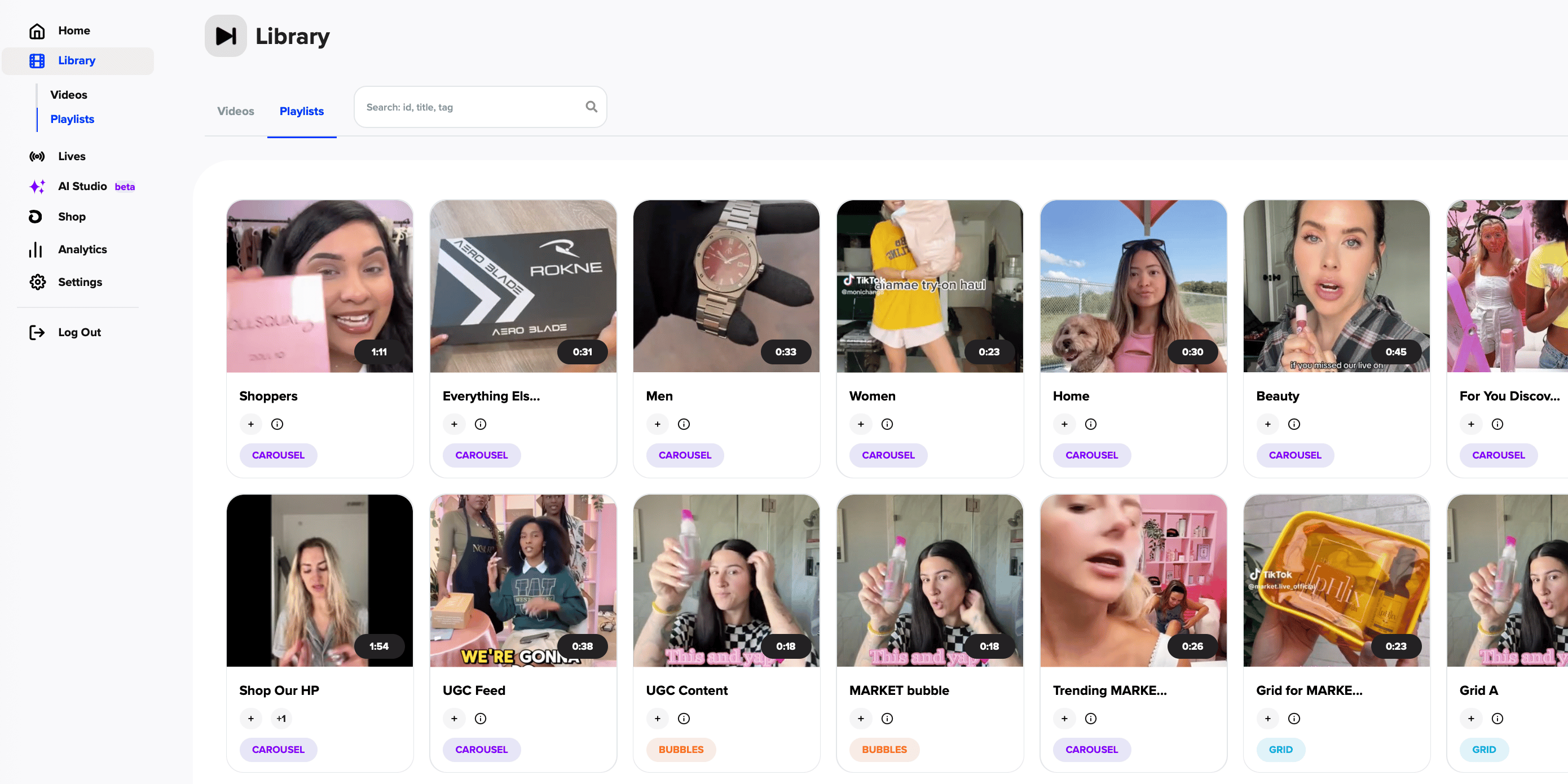 Creating Your First Lyve Playlist