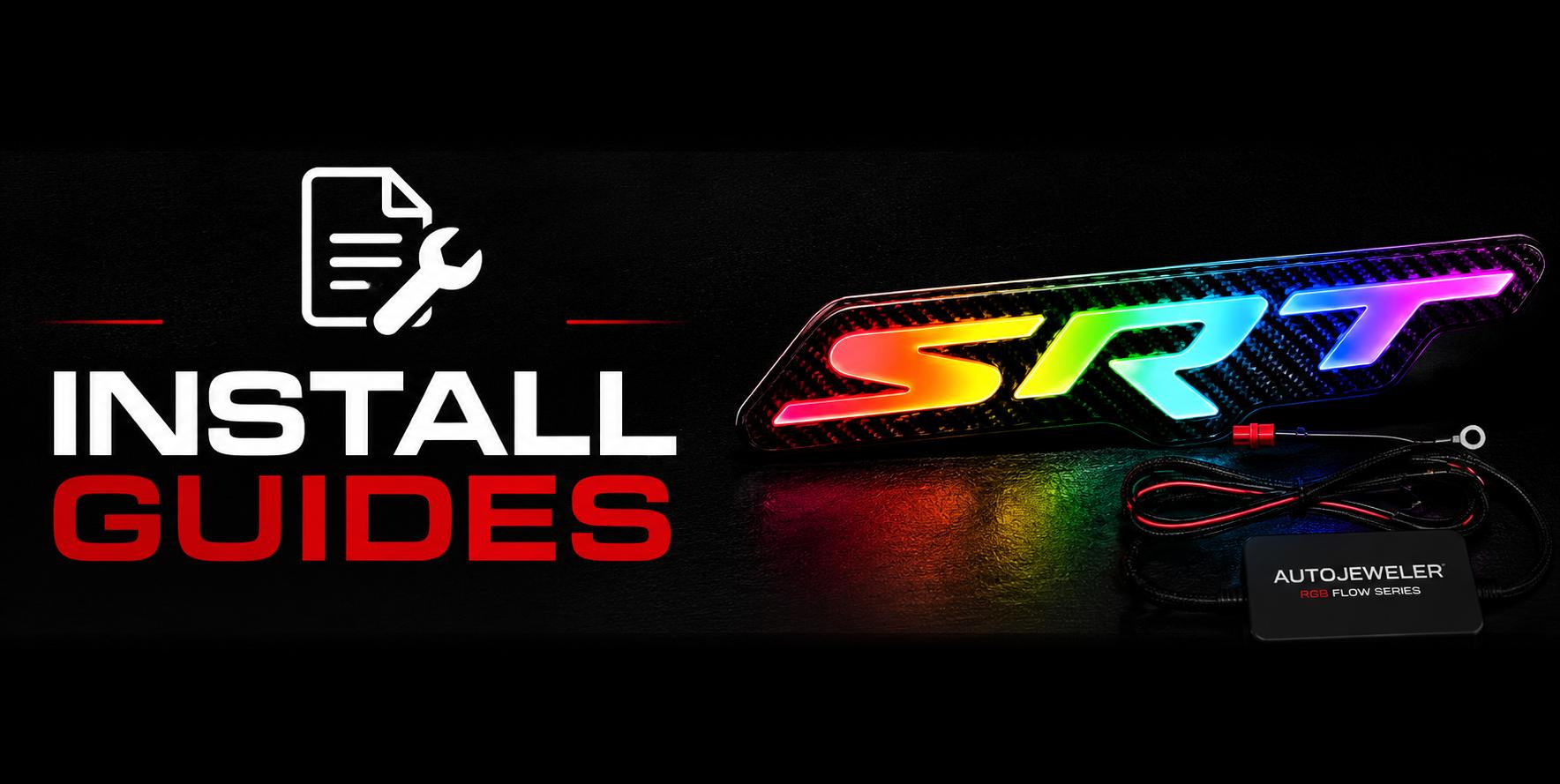 RGB Flow Series Emblem Install Guides