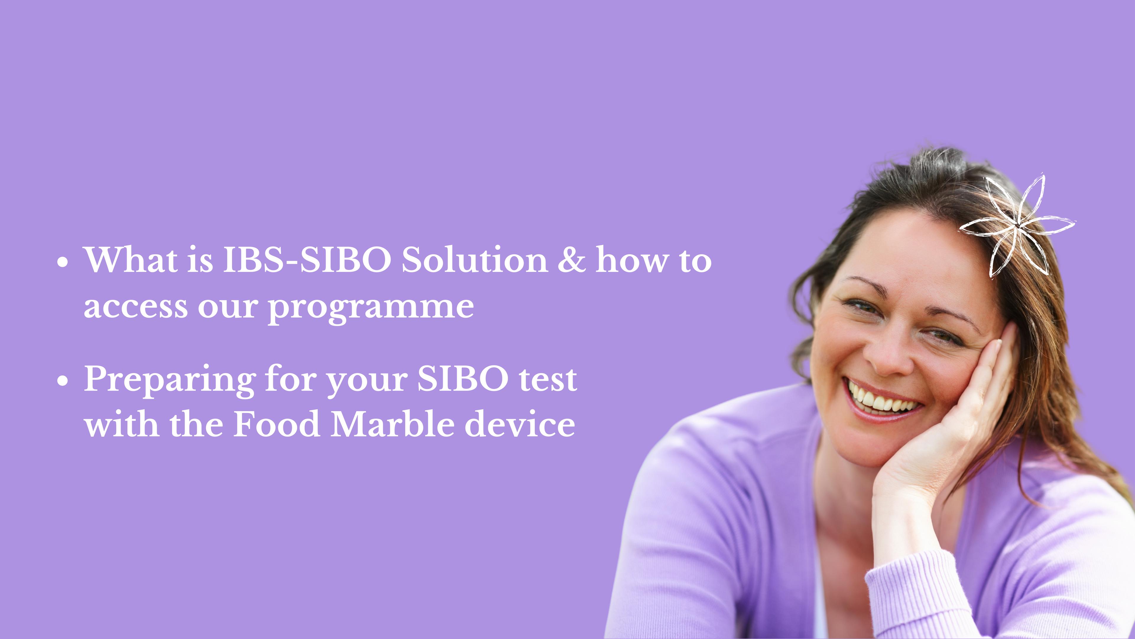 SIBO testing & The IBS-SIBO Solution - online health programme