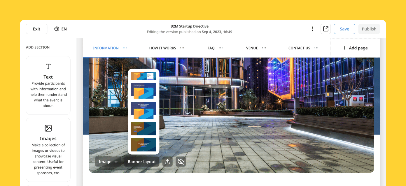 Home Page Editor